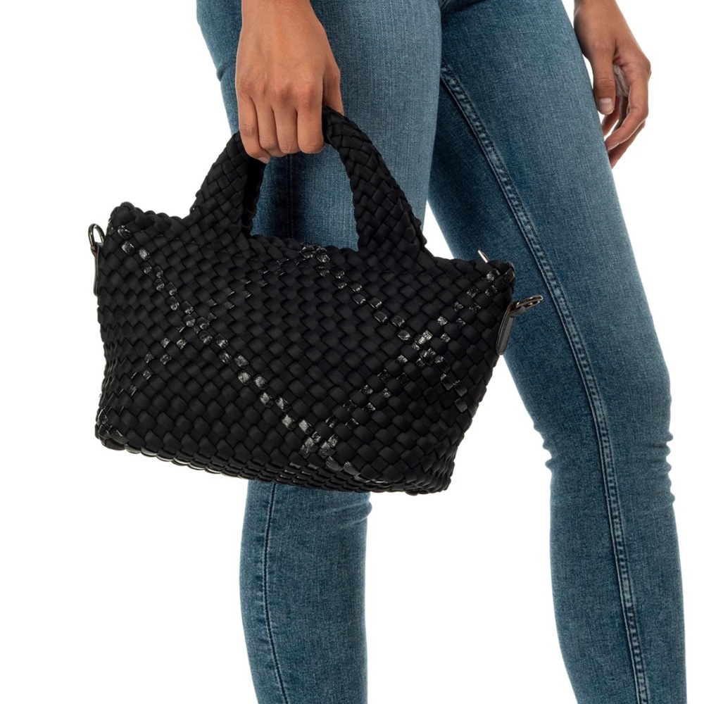Haute Shore Mark Noir Woven Mini Tote $140.00 - Picture 5 of 7